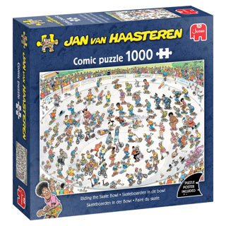 Jumbo - Jan van haasteren legpuzzel - skateboarden in de bowl - 1000st.