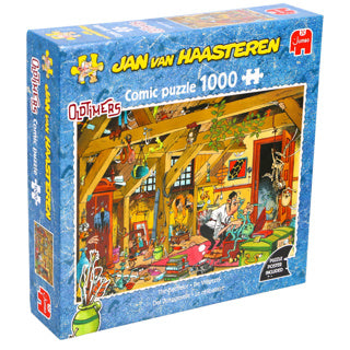 Jumbo - Jan van haasteren legpuzzel - oldtimers de vrijgezel 1000st.