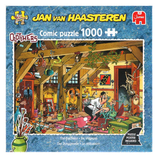 Jumbo - Jan van haasteren legpuzzel - oldtimers de vrijgezel 1000st.