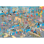 Jumbo jan van haasteren legpuzzel - de bouwmarkt en de verbouwing, 2x1000st.