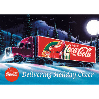 Trefl puzzel 1000 stukjes - kerst truck coca-cola