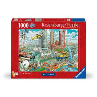 Ravensburger - puzzel fleroux rotterdam 1000 stukjes | 2 stuks