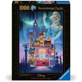 Ravensburger - – disney castle assepoester – puzzel 1000 stukjes