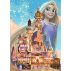 Ravensburger - puzzel disney castles rapunzel - 1000 stukjes legpuzzel.