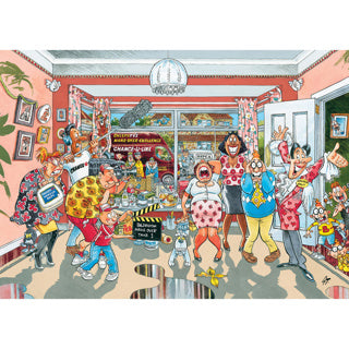 Wasgij - Wasgij puzzel retro klein verbouwinkje 1000 stukjes