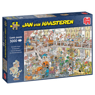 Jan Van Haasteren - Jan Van Haasteren Jvh puzzel de verbouwing 3000 stukjes