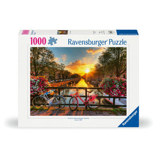 Ravensburger - puzzel fietsen in amsterdam 1000 stukjes