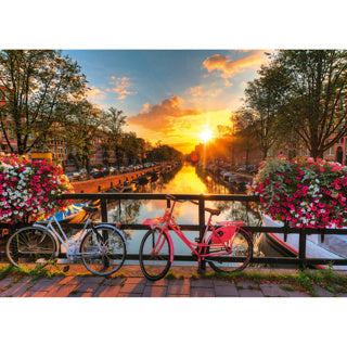 Ravensburger - puzzel fietsen in amsterdam 1000 stukjes