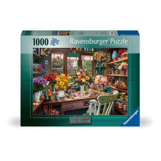 Ravensburger - – my haven no.13: flower arranger – legpuzzel – 1000 stukjes