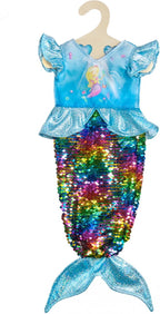 Heless - Heless Poppenjurk zeemeermin met pailletten 35-45 cm