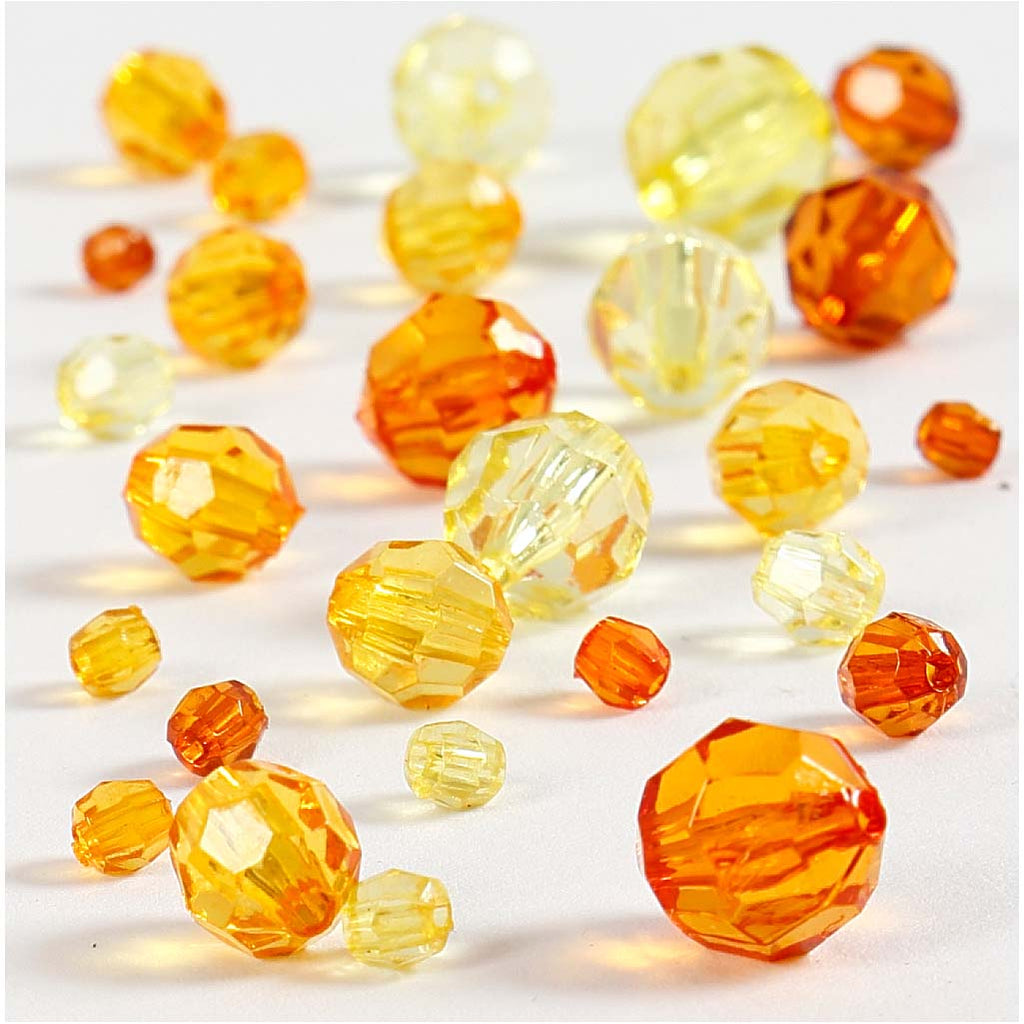Creativ Company - Creativ Company Https://www.cchobby.nl/facet-kralen-afm-4-12-mm-gatgrootte-1-2-5-mm-ca-170-stuk-geel-45-gr-1-doos