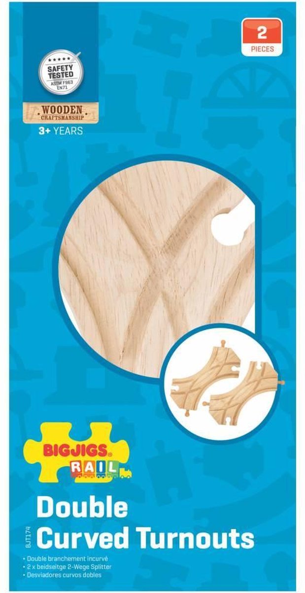 Bigjigs rails - dubbelzijdige splitsing