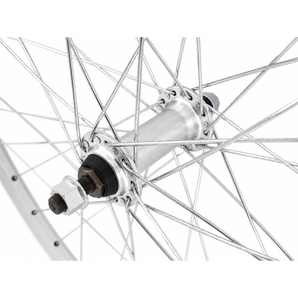 Abi - Abi Voorwiel 28 inch zac 2000 - aluminium naaf - zilver