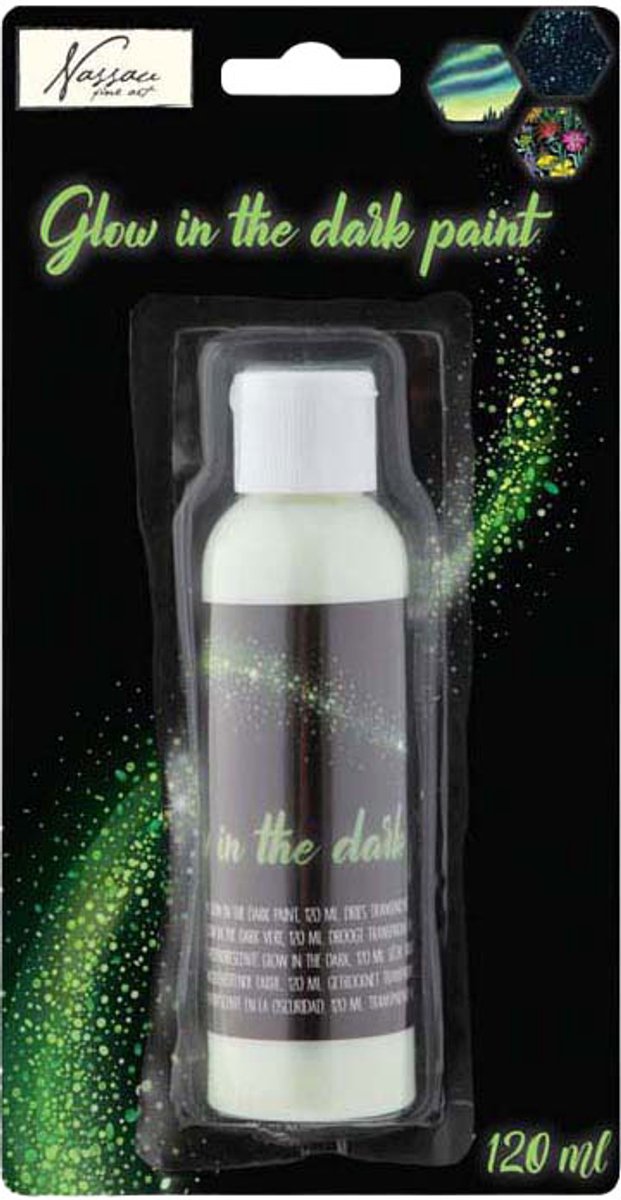 Creative craft group nassau glow-in-the-dark verf - 120ml