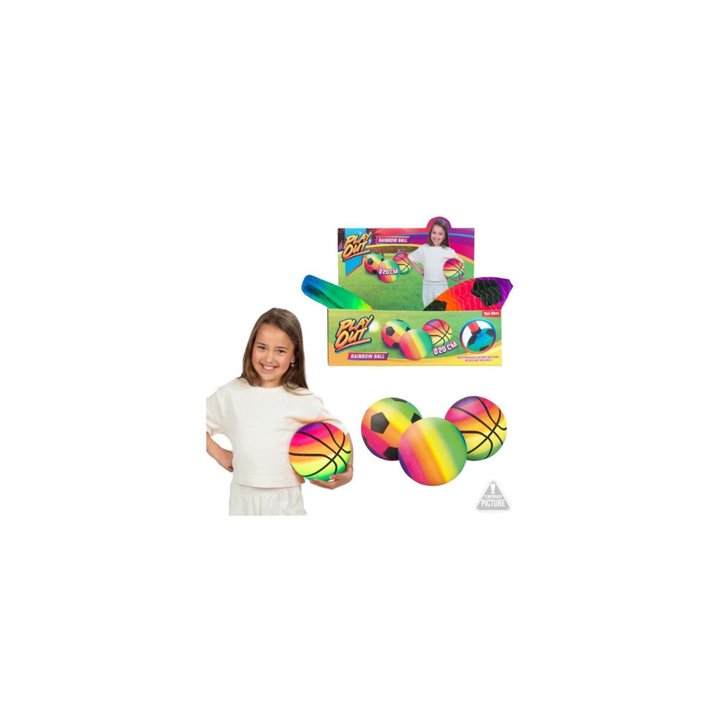 Toi-Toys - Toi-Toys regenboog bal 20cm