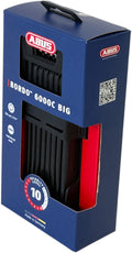 Abus vouwslot bordo 6000c 120 black sh
