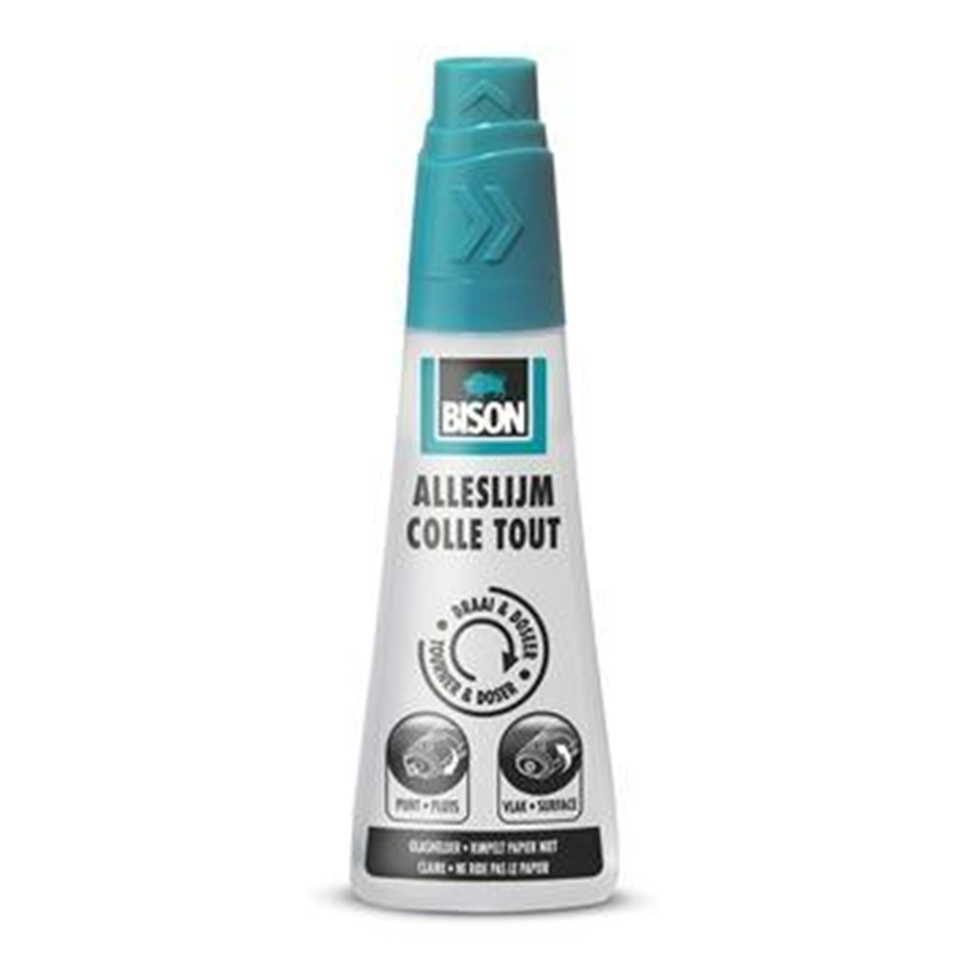 Bison bi-6306621 alleslijm draai doseer 90 ml flacon