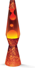 I-Total - I-Total lavalamp - lava lamp - sfeerlamp - 40x11 cm - glas/aluminium - 30w - vulkaan - xl1781