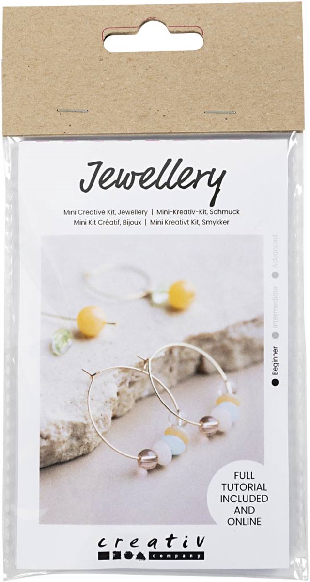 Creativ Company - Creativ Company Mini hobbyset sieraden oorringen met kralen