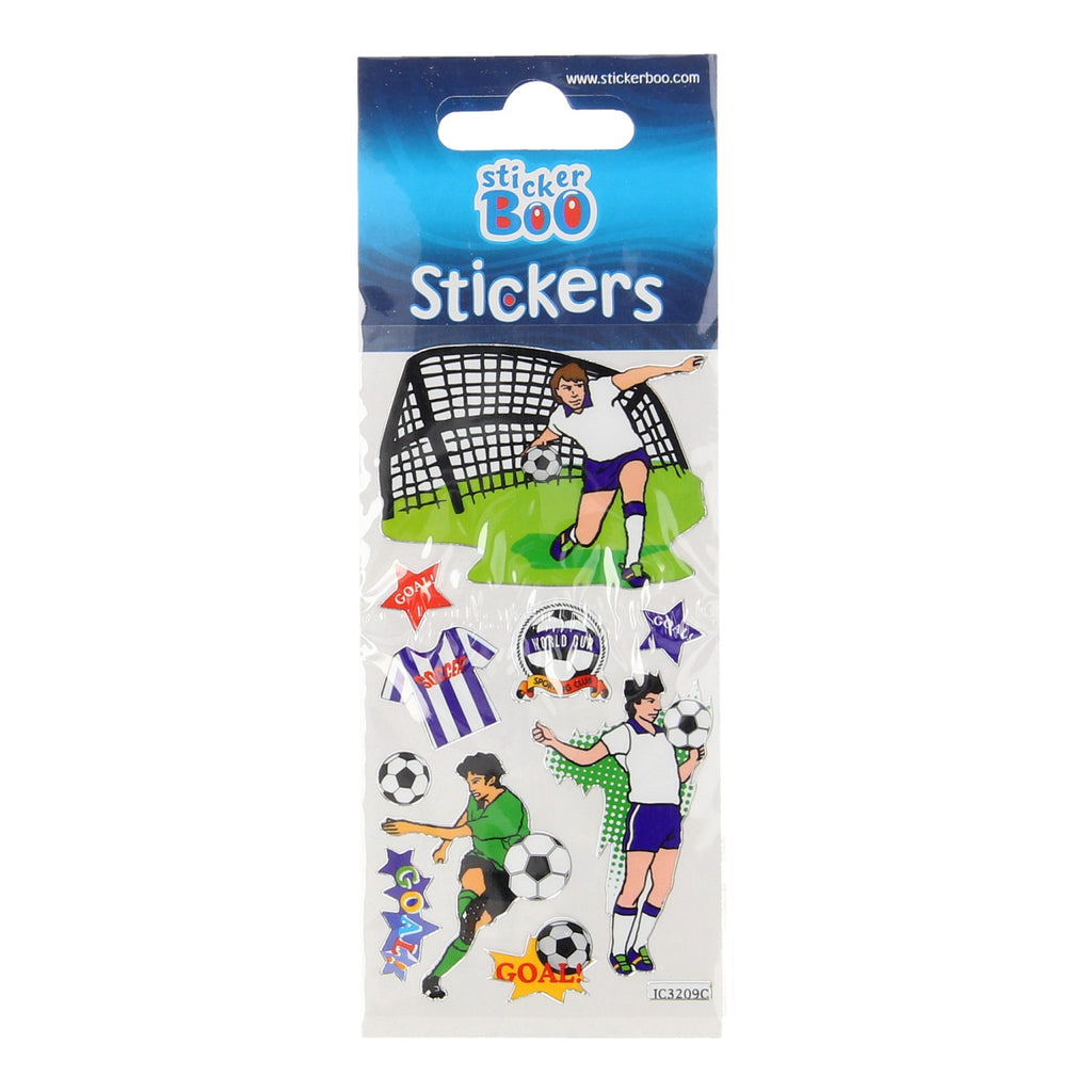 Stickervel voetbal