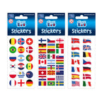 Stickervel vlaggen