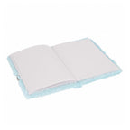 Pluche dagboek met slot a5