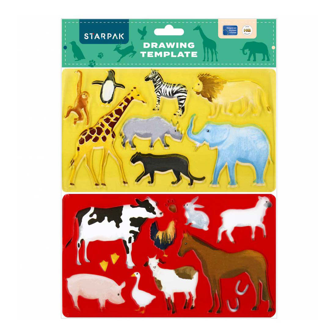 Tekensjabloon dieren