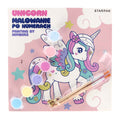 Schilderen op nummers unicorn 20x20cm, 6 kleuren
