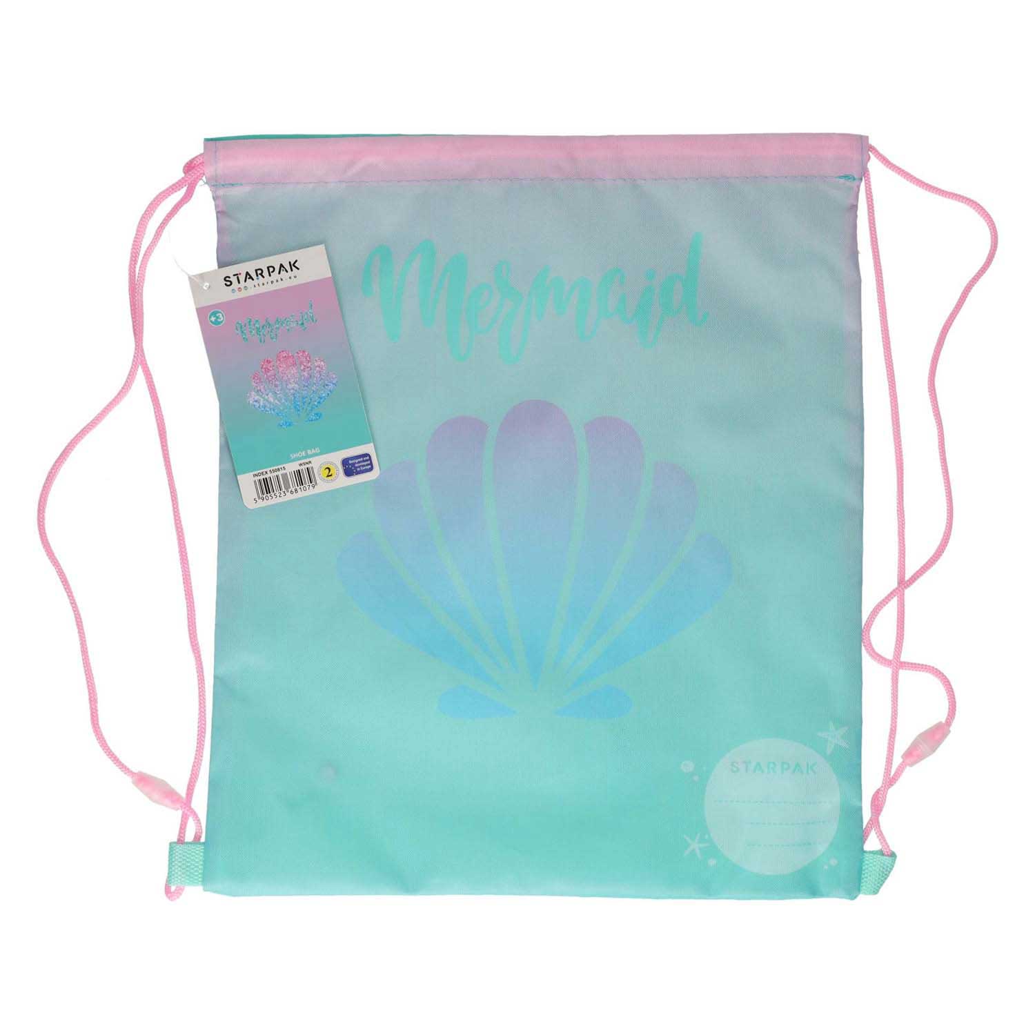 - Gymtas Schelp Blauw