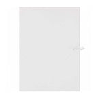 Witte map met band a4