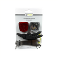 Éclairage magnétique FALKX. Ensemble avant et arrière. LED 0,5W (emballage suspendu)