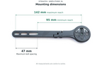 Jrc - garmin stuurhouder steath+ premium amplitude zwart