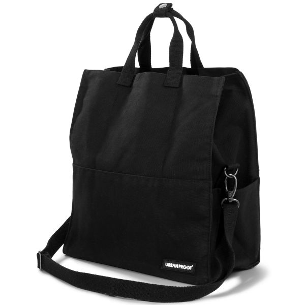 Dutchperfect - Urbanproof draagtas city tote recycled 22l zwart
