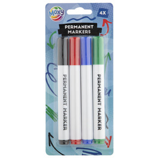 Creative Craft Group - Creative Craft Group Permanente stiften 4 stuks met ronde punt | 6 stuks