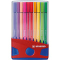 Stabilo - Stabilo pen 68 - viltstift - colorparade - set 20 stuks- rood