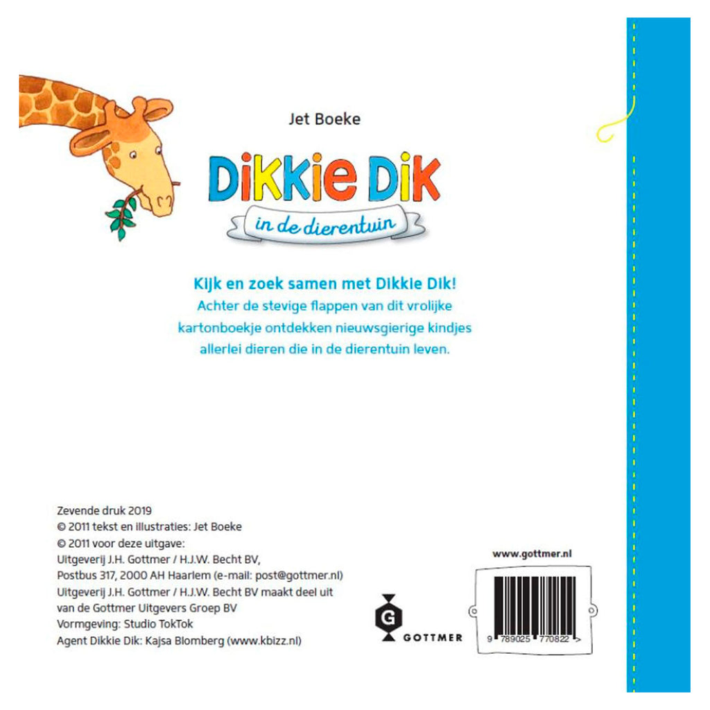 Flapjesboek: dikkie dik in de dierentuin