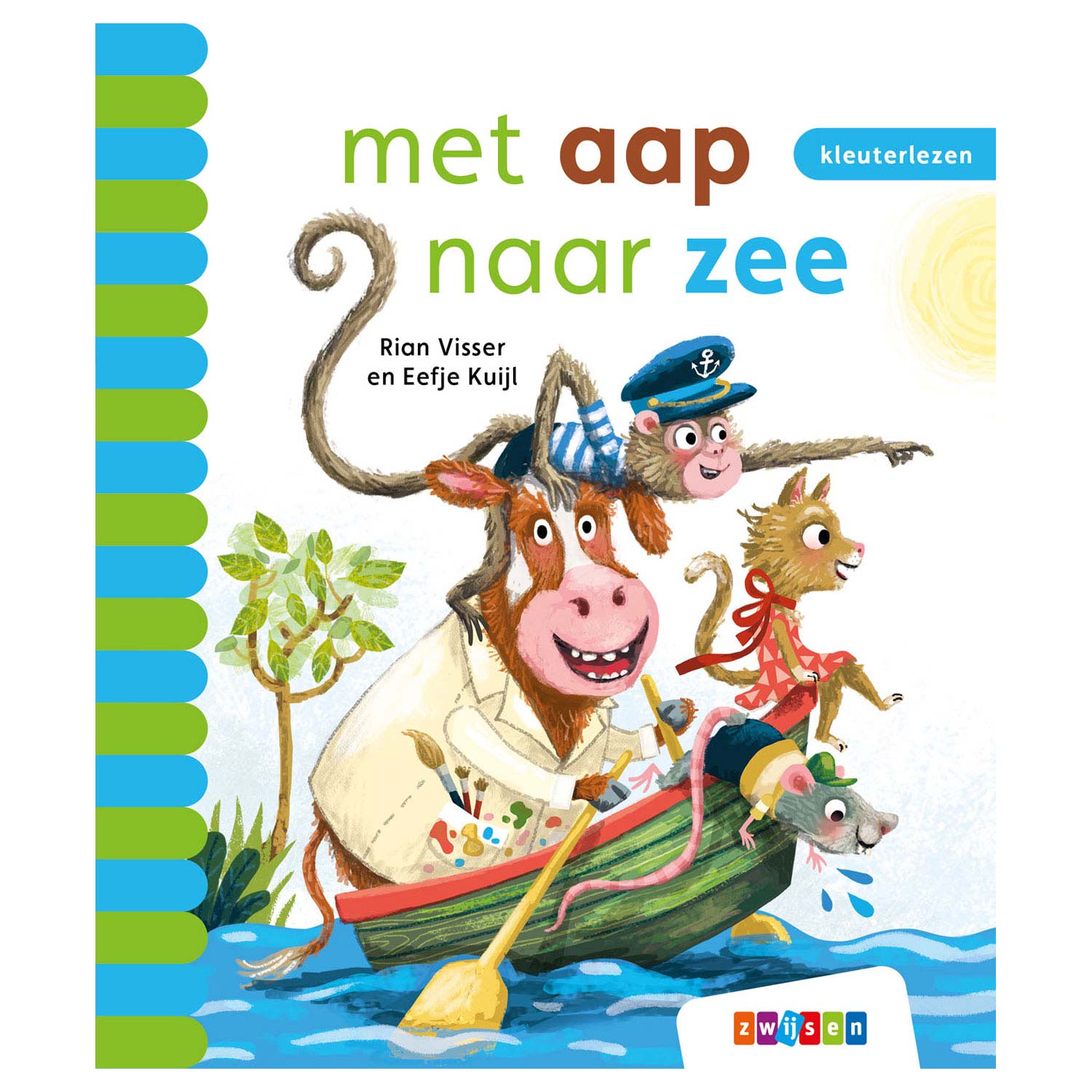 WPG Uitgevers - WPG Uitgevers Kleuterlezen - met aap naar zee