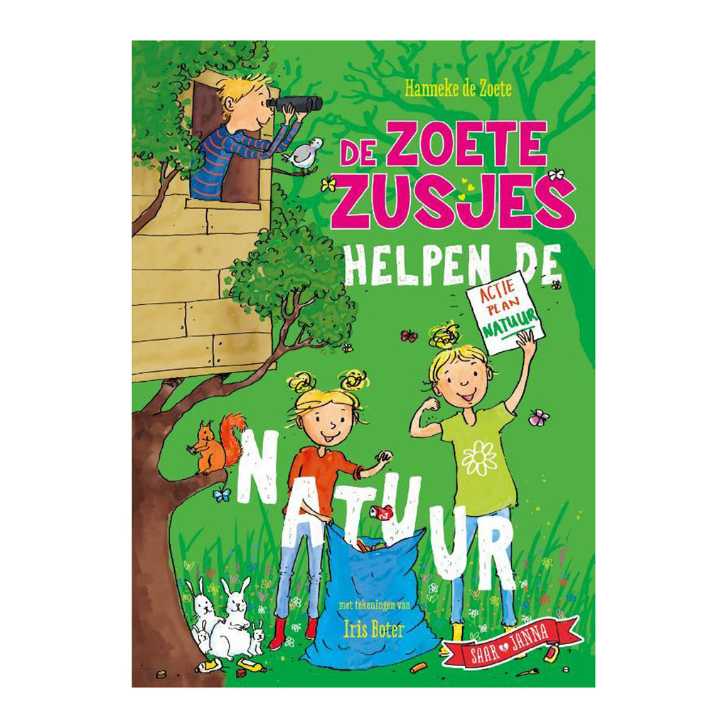 Centraal boekhuis de zoete zusjes helpen de natuur