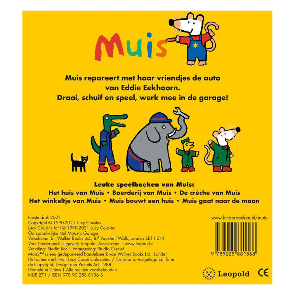 Leopold muis in de garage