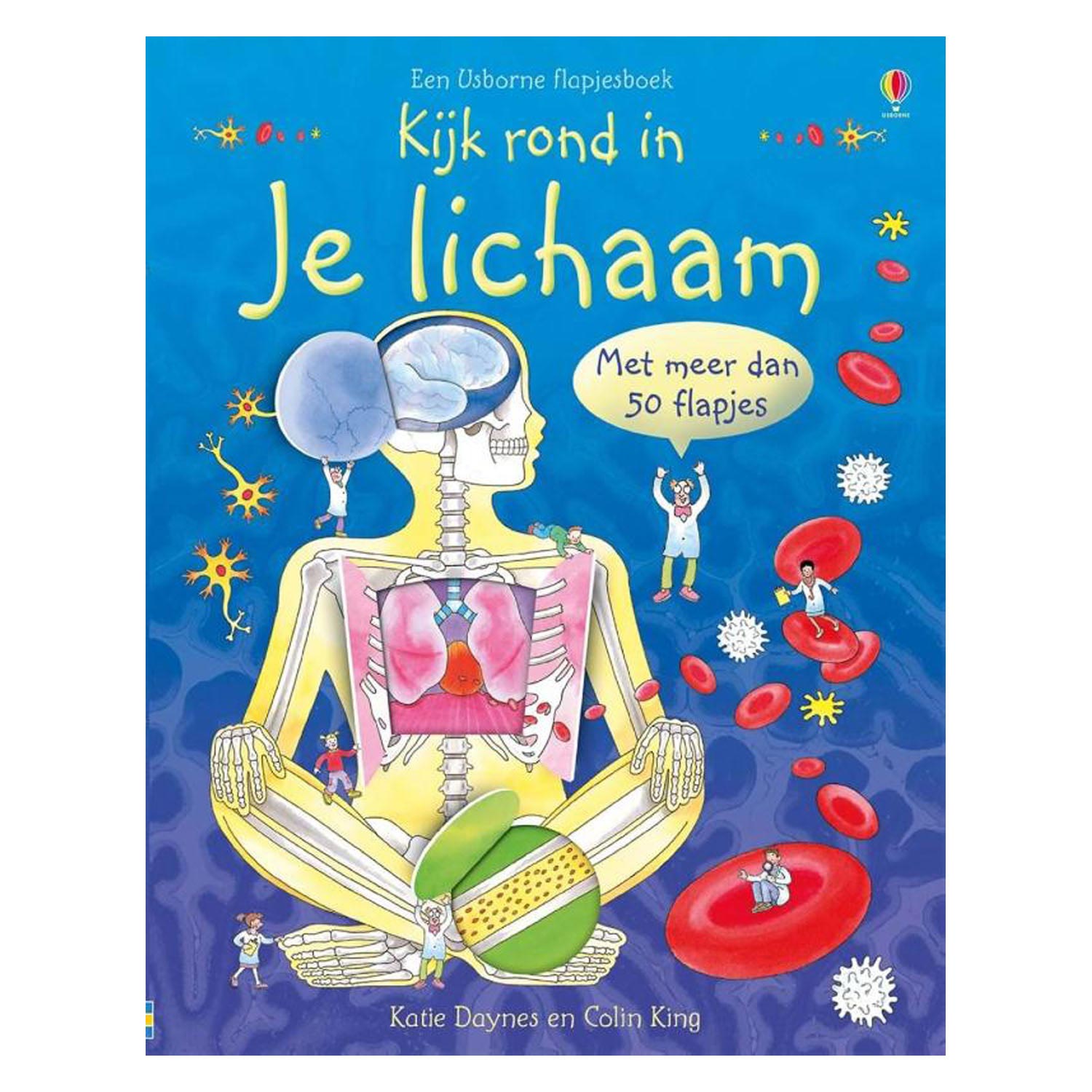 Wpg uitgevers flapjesboek kijk rond in je lichaam