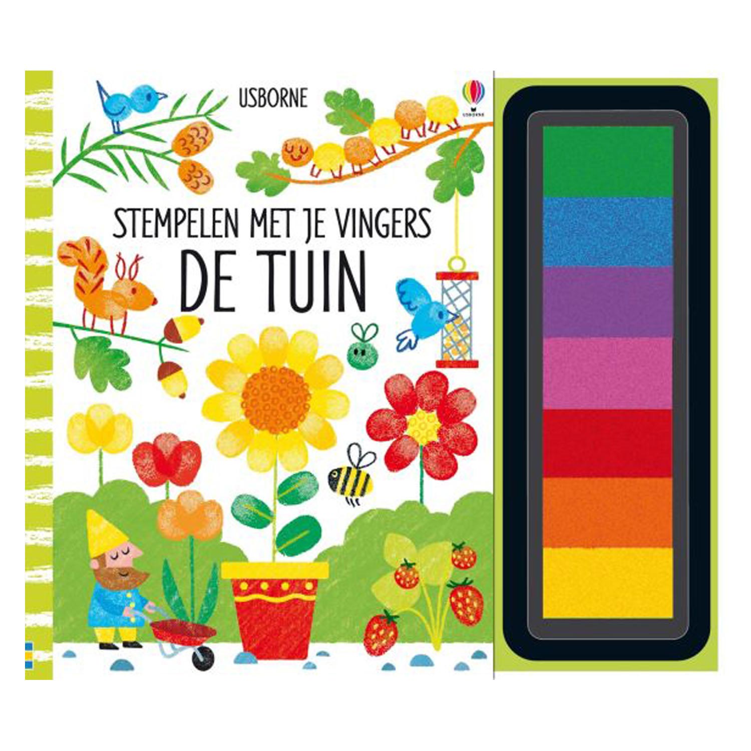 WPG Uitgevers - WPG Uitgevers Stempelen met je vingers - de tuin