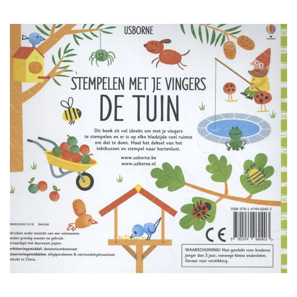 WPG Uitgevers - WPG Uitgevers Stempelen met je vingers - de tuin