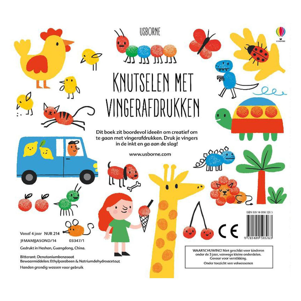 Wpg uitgevers stempelen met je vingers