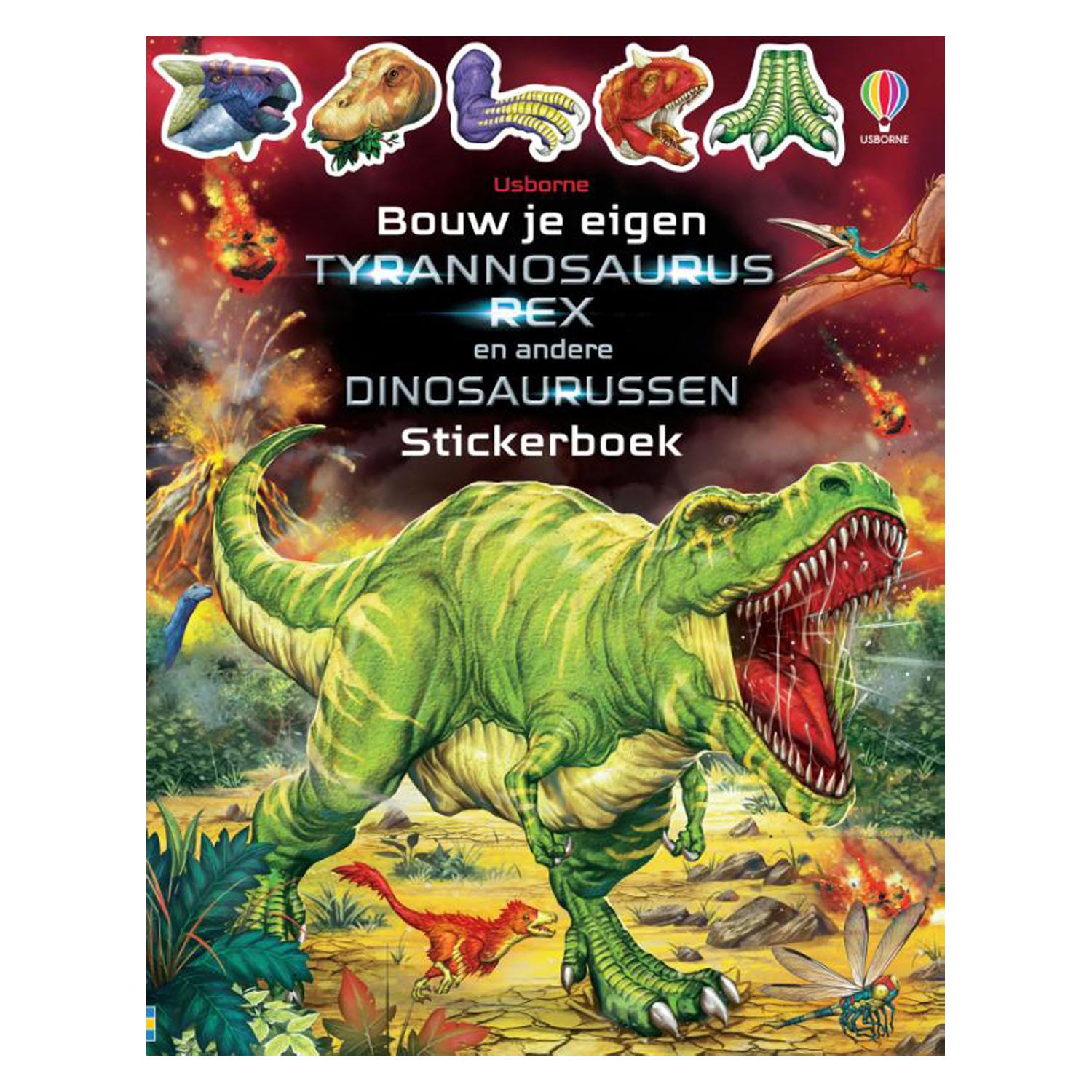 Wpg uitgevers bouw je eigen tyrannosaurus stickerboek