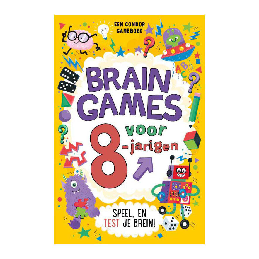 WPG Uitgevers - WPG Uitgevers Braingames voor 8-jarigen spelletjesboek