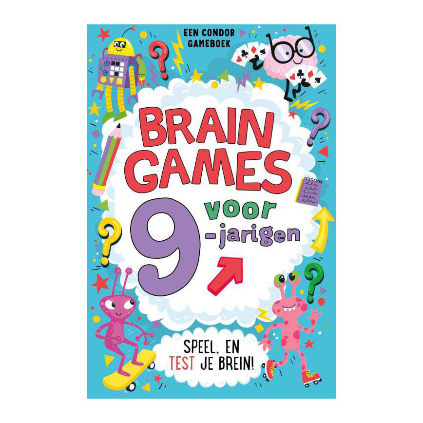 WPG Uitgevers - WPG Uitgevers Braingames voor 9-jarigen spelletjesboek