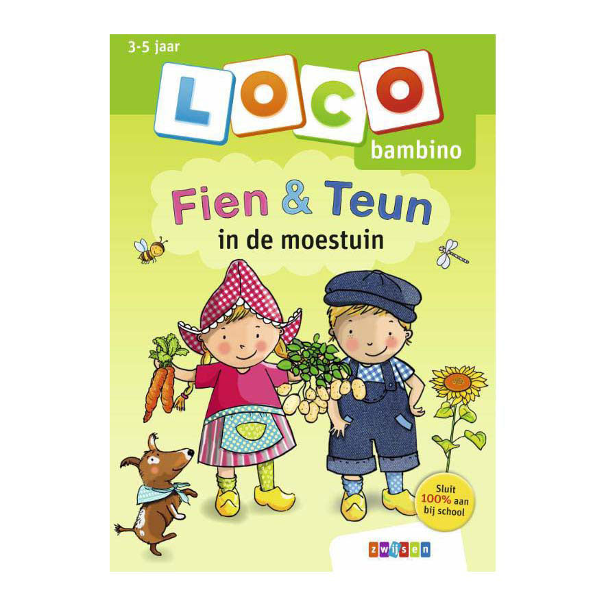 Loco - Oefenboekje bambino fien & teun in de moestuin
