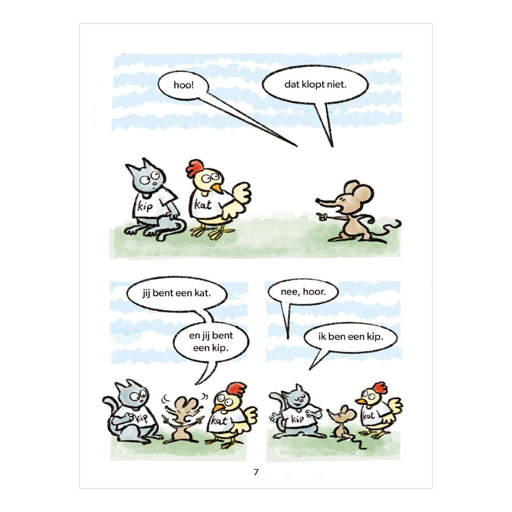 WPG Uitgevers - WPG Uitgevers Kip en kat - avi m3 stripboek