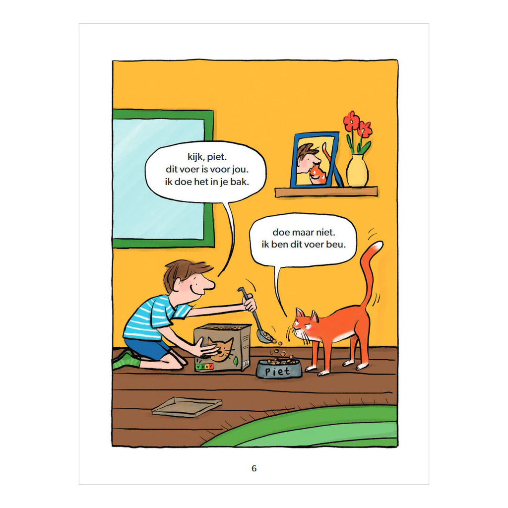 WPG Uitgevers - WPG Uitgevers Poes piet loopt weg - avi start stripboek