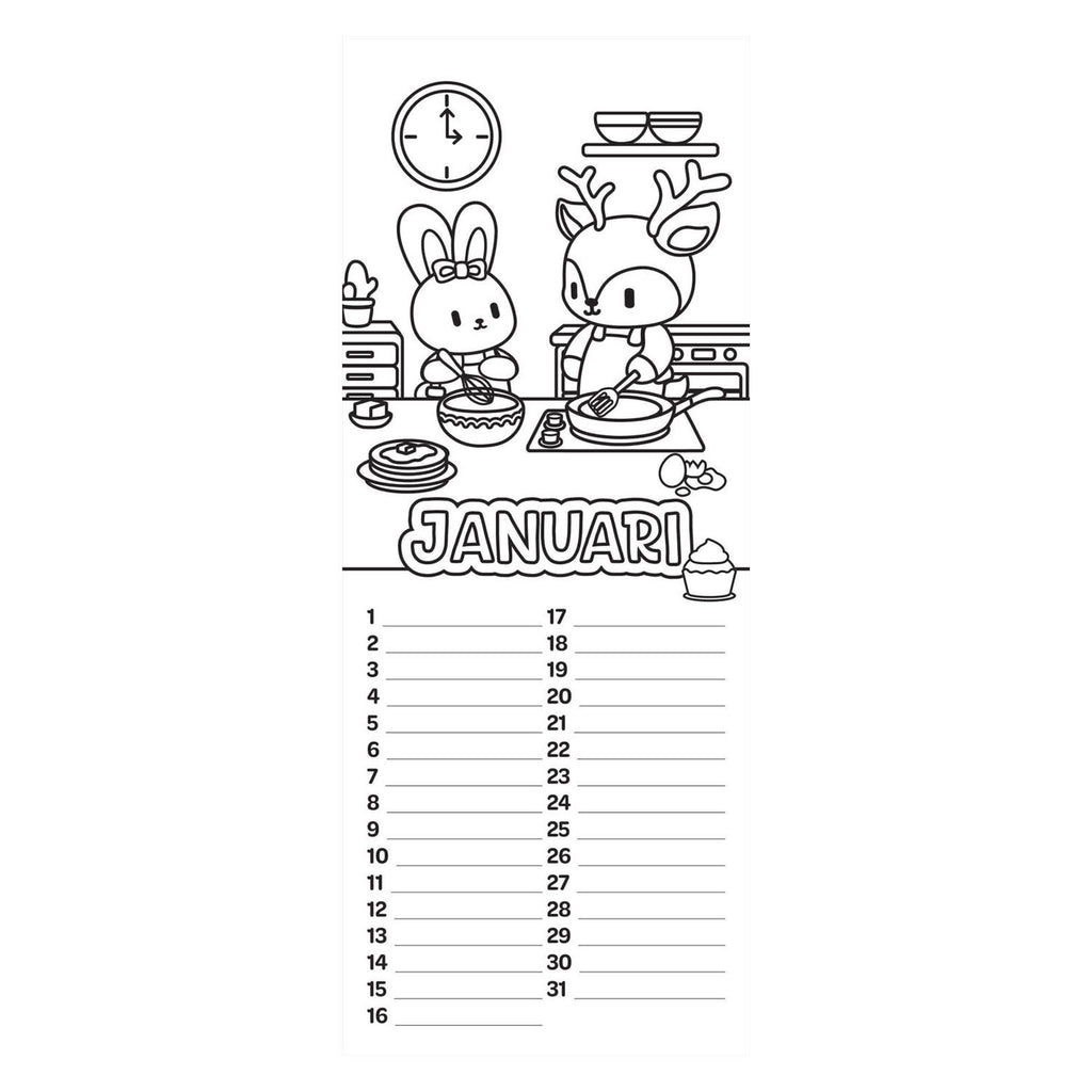 - Verjaardagskalender - Cozy Kleuren
